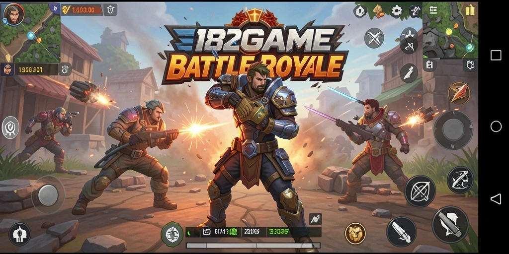 Gameplay seru 182GAME dengan grafis menakjubkan dan pertarungan intens.