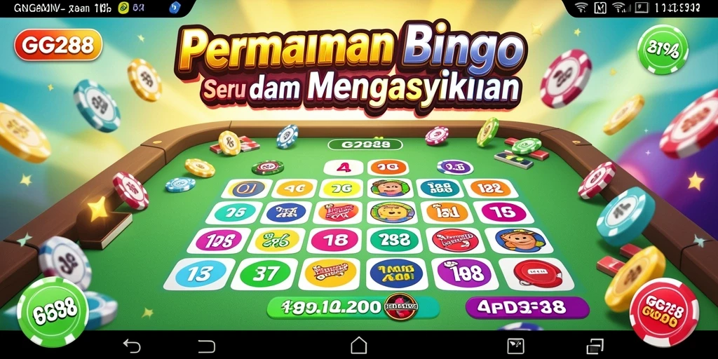 Screenshot gameplay GG288 yang menampilkan suasana Bingo yang seru.