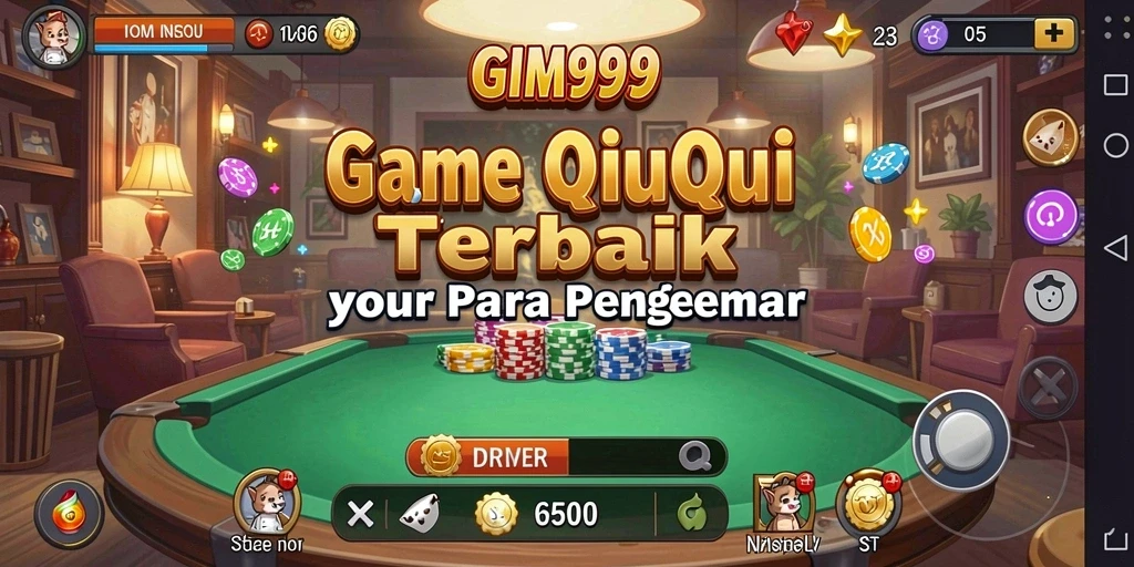 Screenshot gameplay QiuQiu dengan tampilan yang menarik.