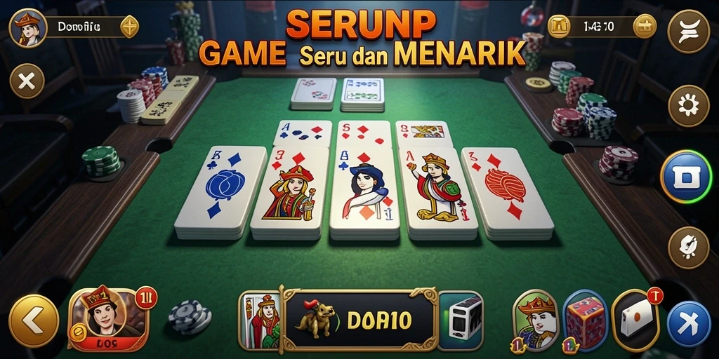 Tampilan gameplay seru dan menarik dari SERURP.