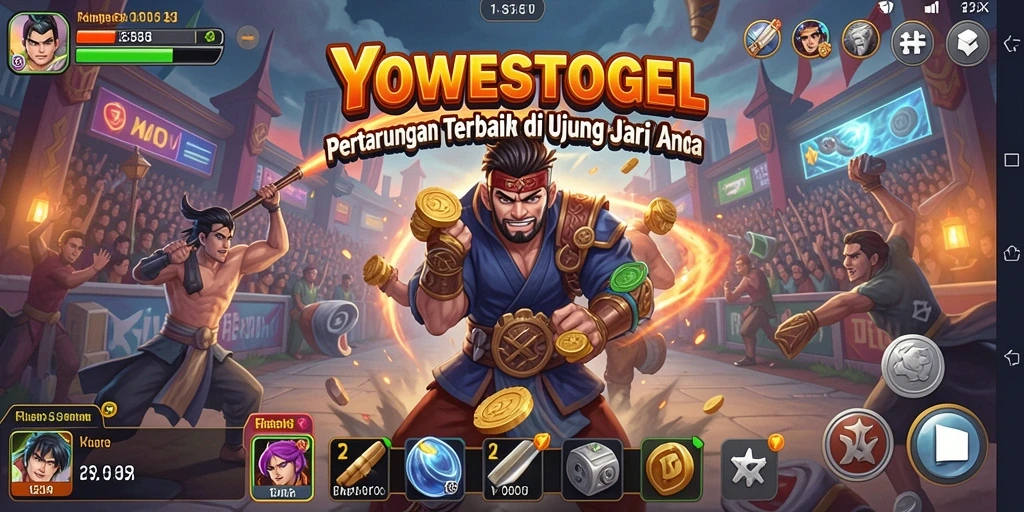 Tampilan gameplay YOWESTOGEL yang mendebarkan dan penuh aksi.